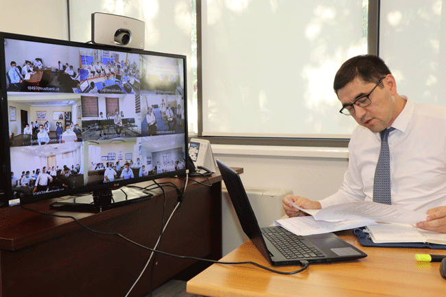 Videoconference was held at Trustbank