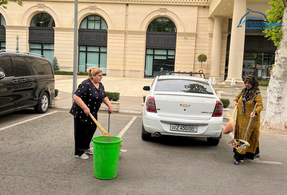 “Trustbank” employees participated in the community work day with high spirits